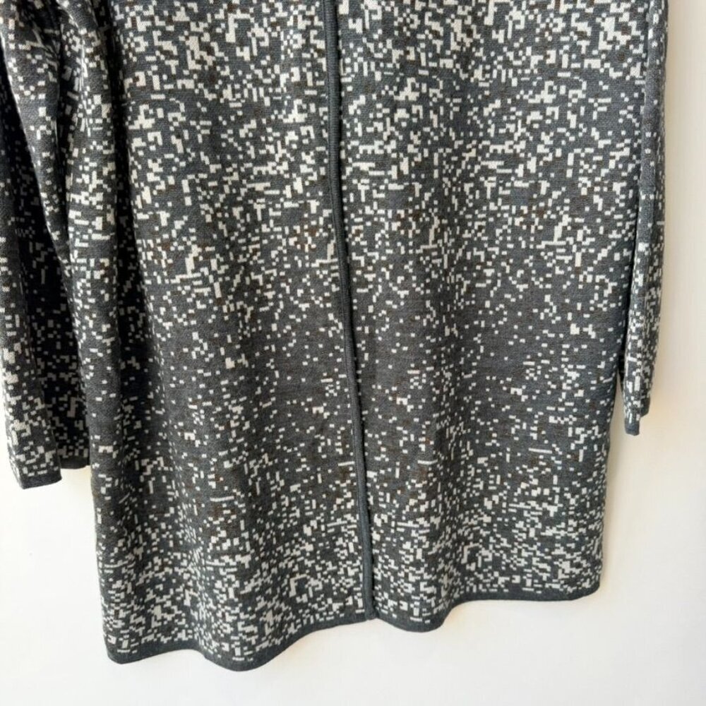 Marina Rinaldi knit Dress and Jacket COMBO– Gray/white Size M - Picture 9 of 16